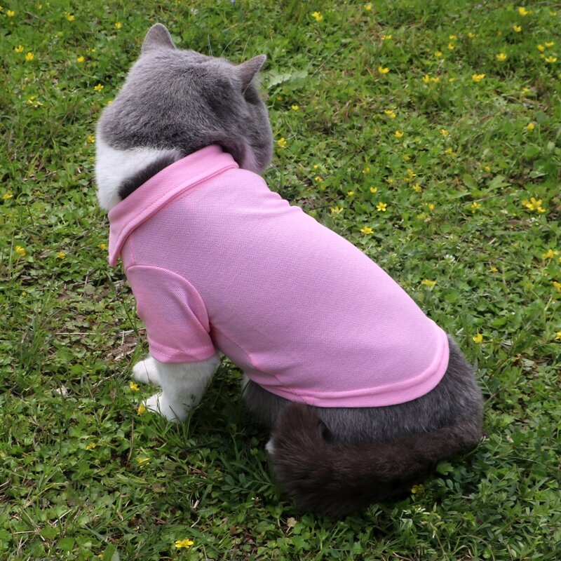 

Solid Color Pet Shirt, Baby pink
