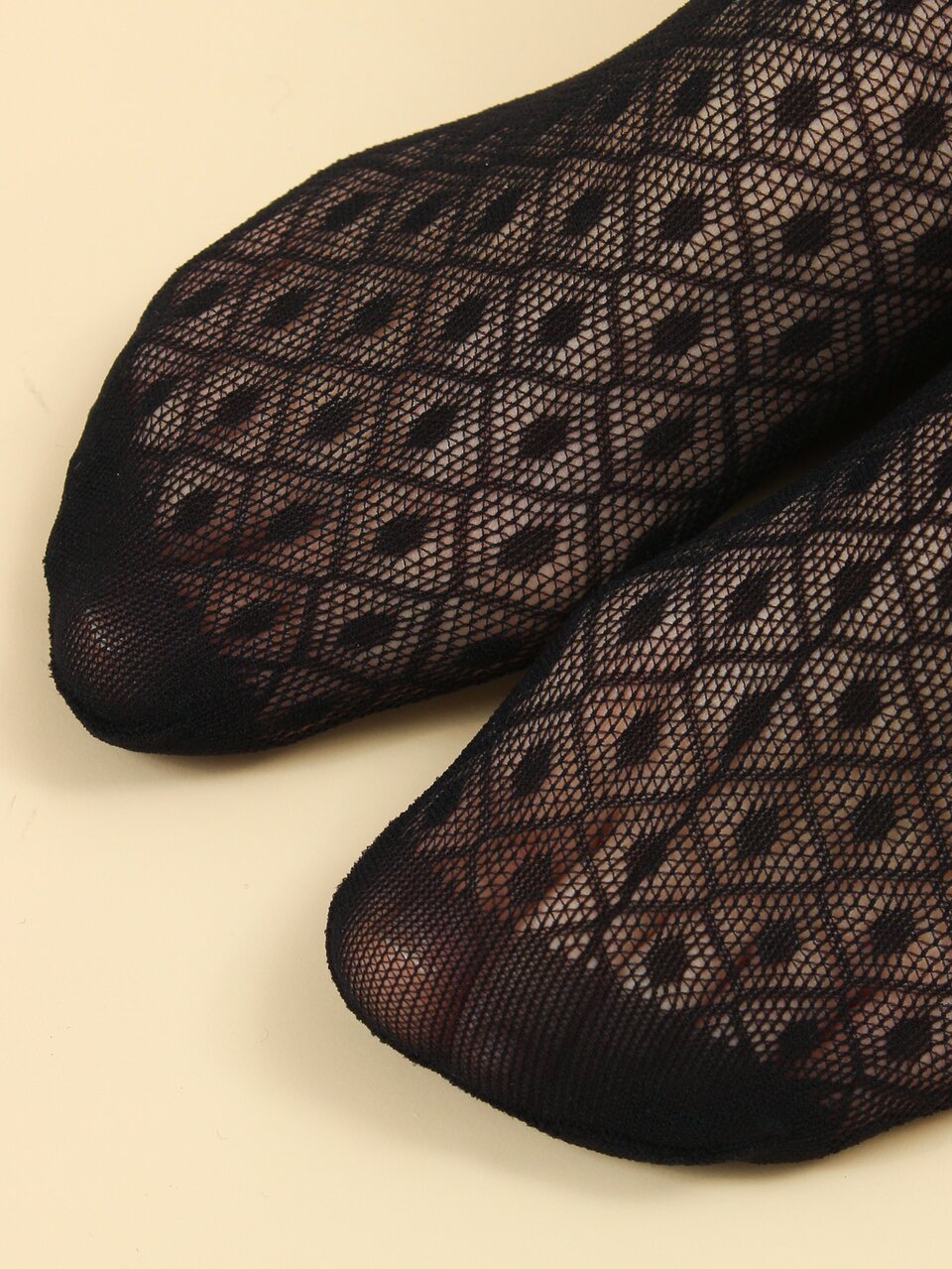 5 Pairs Women's Short Socks, Lace Trim Nylon Mesh Socks, Suitable For Daily Use