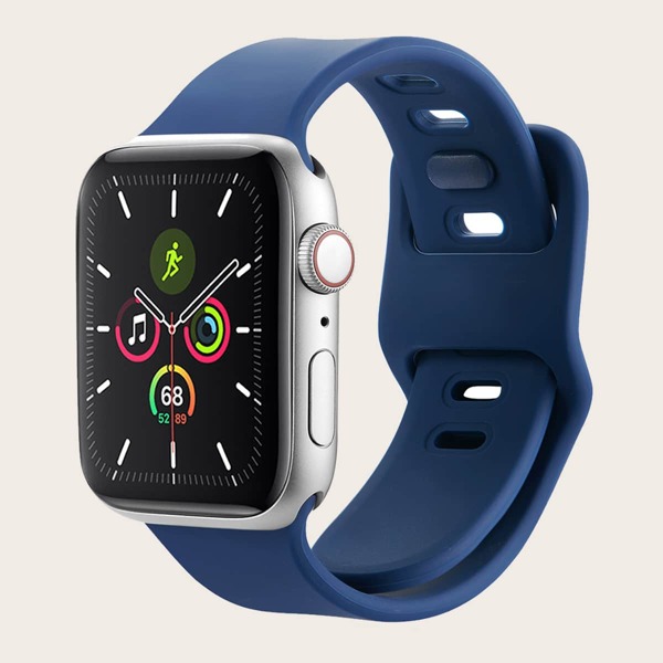 

Breathable Silicone Watchband For iWatch, Blue