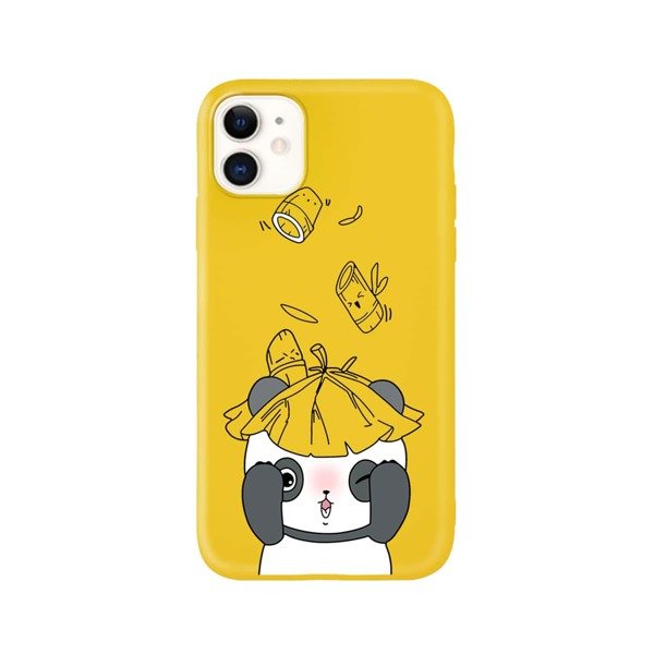 

Cartoon Panda Phone Case, Yellow