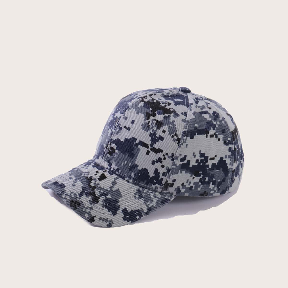 

Guys Camo Print Baseball Cap, Multicolor