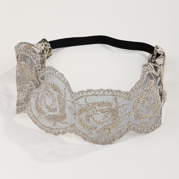 

Floral Lace Hair Band, Black