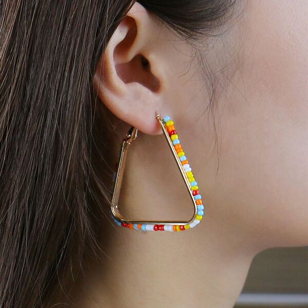 

Colorful Bead Decor Hair Hoop, Multicolor