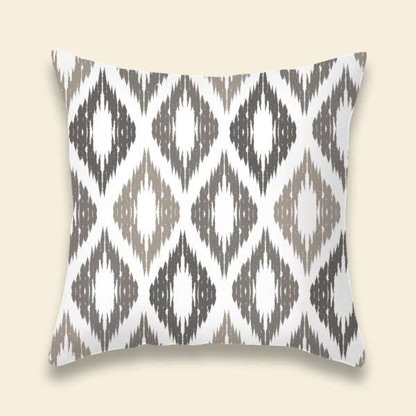 

Plaid Pattern Cushion Cover Without Filler, Multicolor