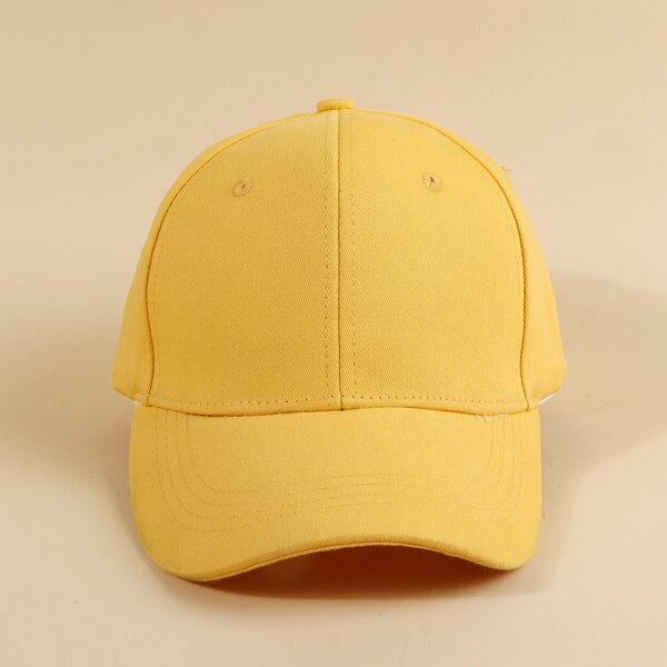 

Toddler Girls Plain Baseball Cap, Yellow