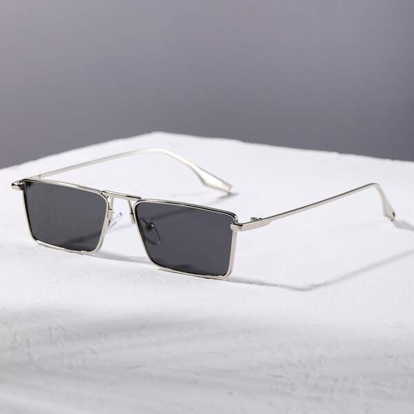 

Men Flat Top Sunglasses, Black