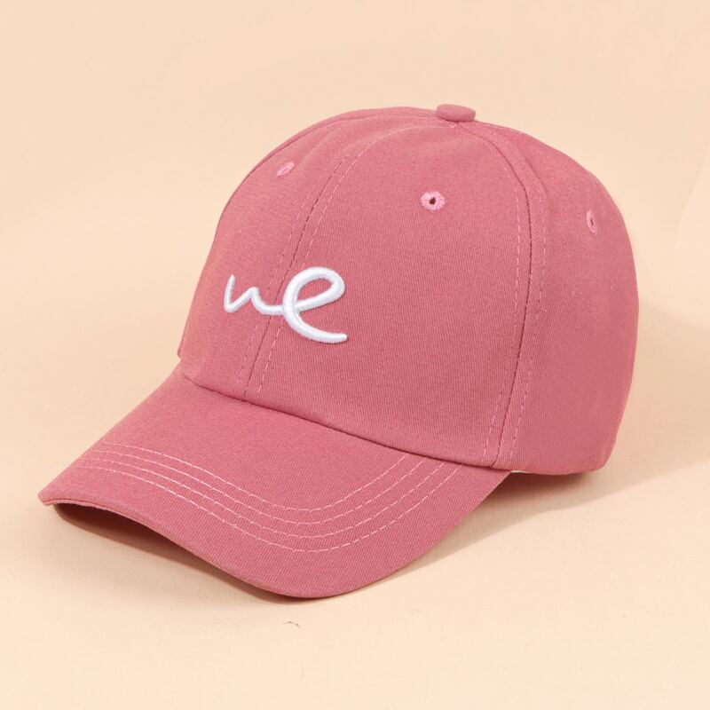

Guys Letter Embroidered Baseball Cap, Pink