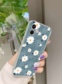 Flower Pattern Phone Case - Multicolor - View 3