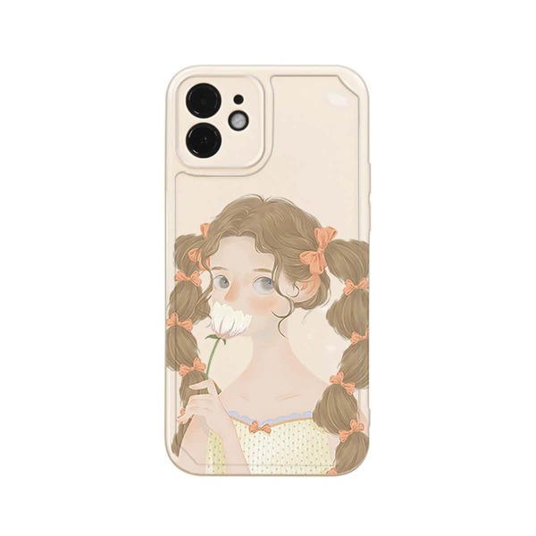

Girl Painted Phone Case, Multicolor