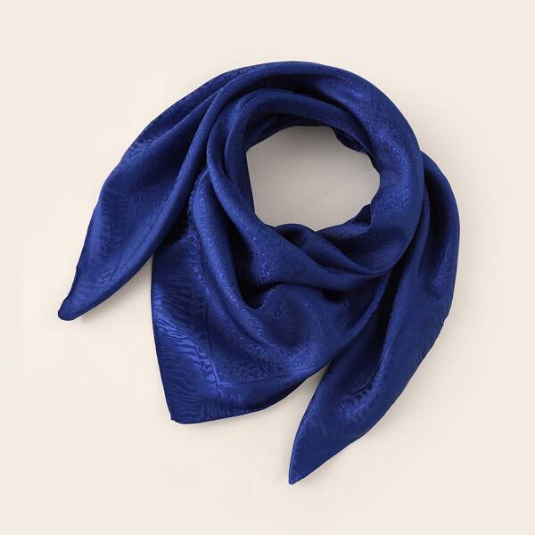 

1pc Solid Scarf, Royal blue