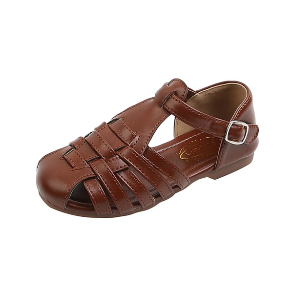 

Toddler Girls Caged Sandals, Brown