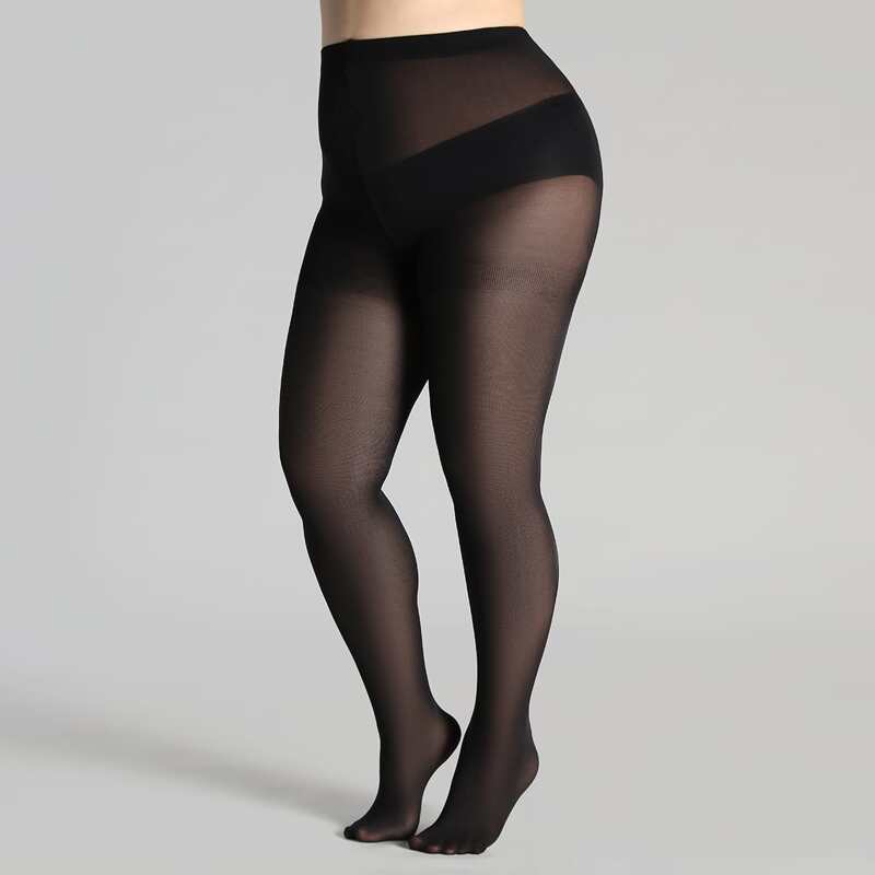 

80D Plus Simple Solid Tight, Black