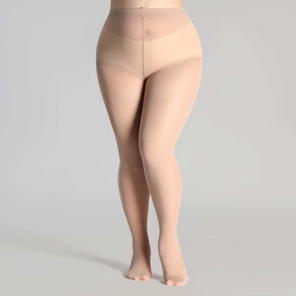 

80D Plus Simple Solid Tight, Clear
