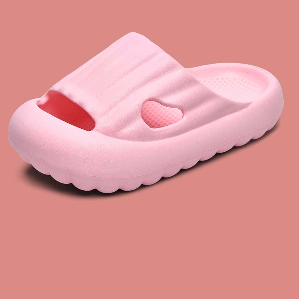 

Toddler Girls Hollow Out Slides, Baby pink