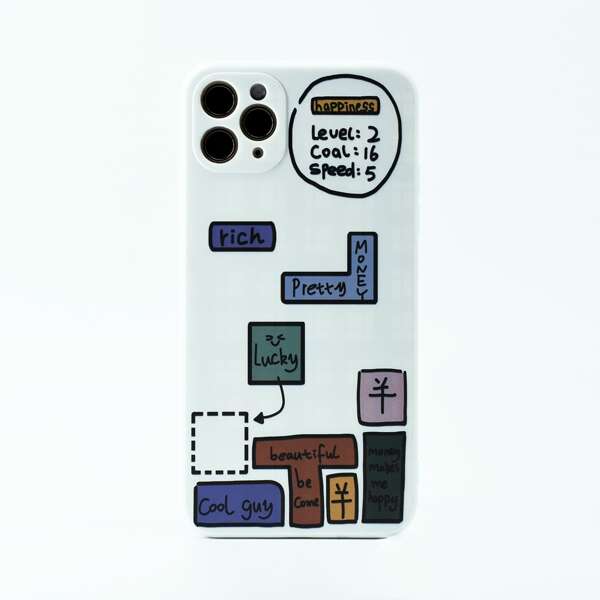 

Tetris Pattern Phone Case, Multicolor