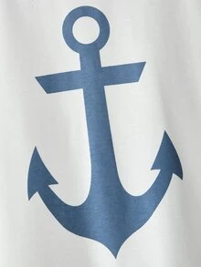 SHEIN Boys Graphic Print Tee - White - View 3