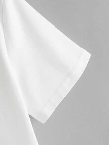 SHEIN Boys Graphic Print Tee - White - View 6