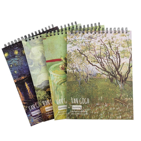 

1pc Oil Painting Cover Random Sketchbook, Multicolor