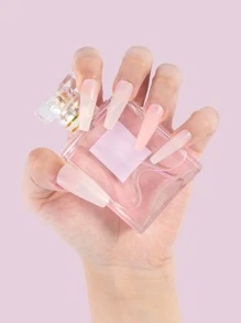 100 片长棺材假指甲压合指甲美甲用品指甲 - 彩色 - 查看 2