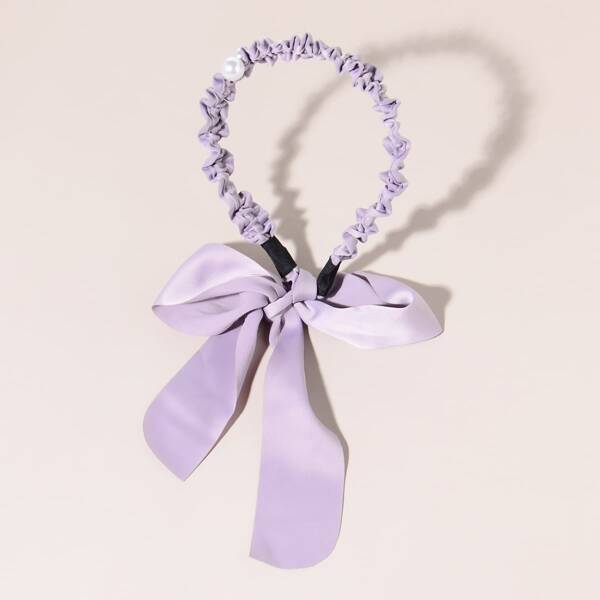 

Bow Knot Decor Headband, Purple