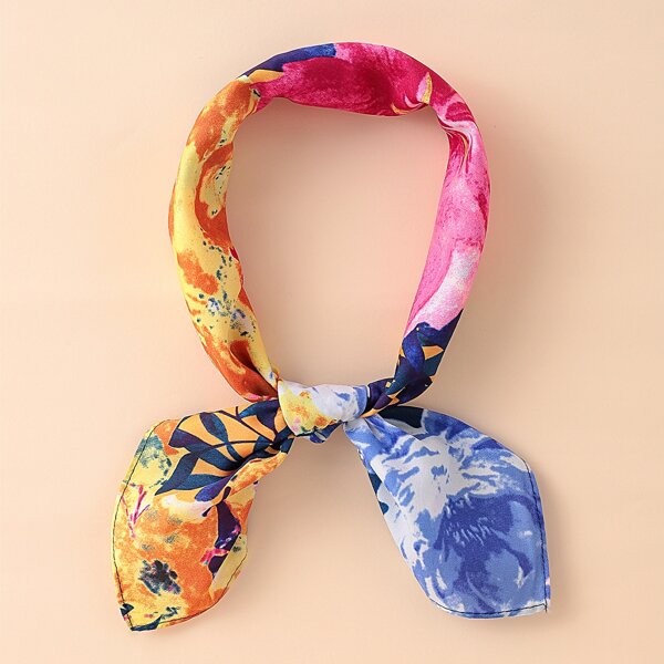

Flower Print Bandana, Multicolor