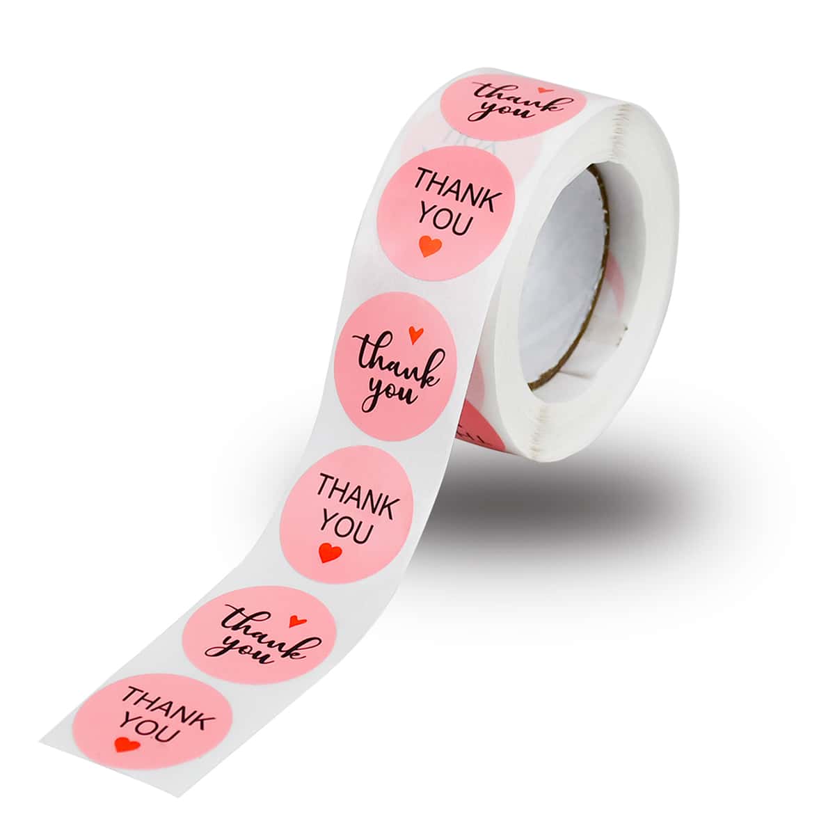 

500pcs Slogan Heart Sticker, Multicolor