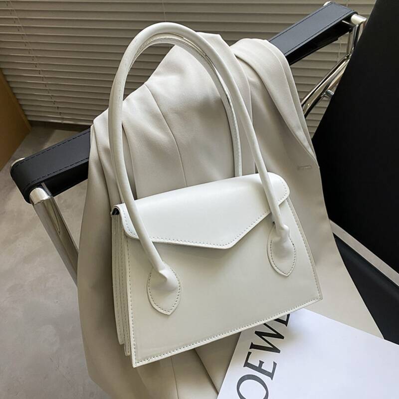 

Minimalist Shoulder Bag, White