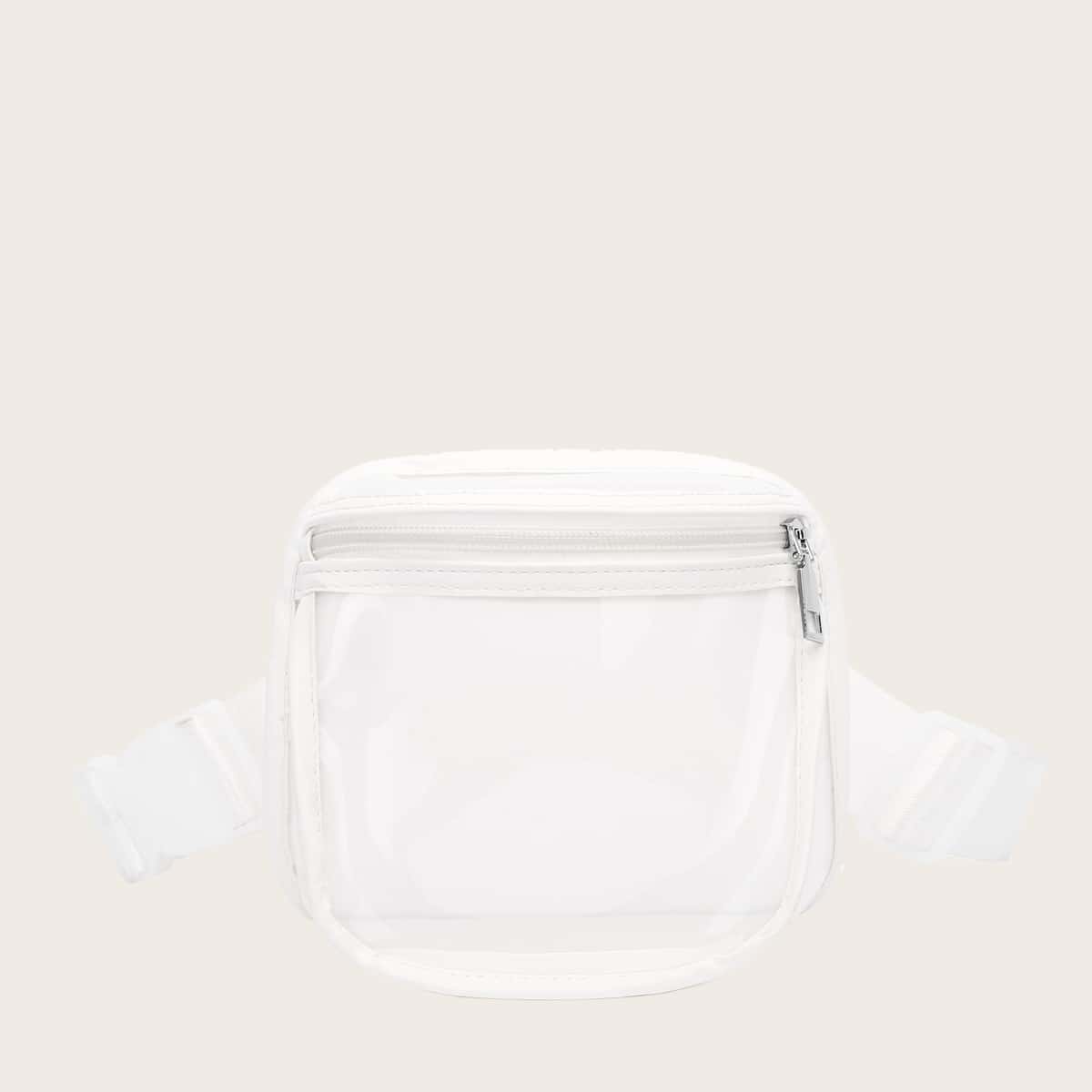 

Clear Fanny Pack, White