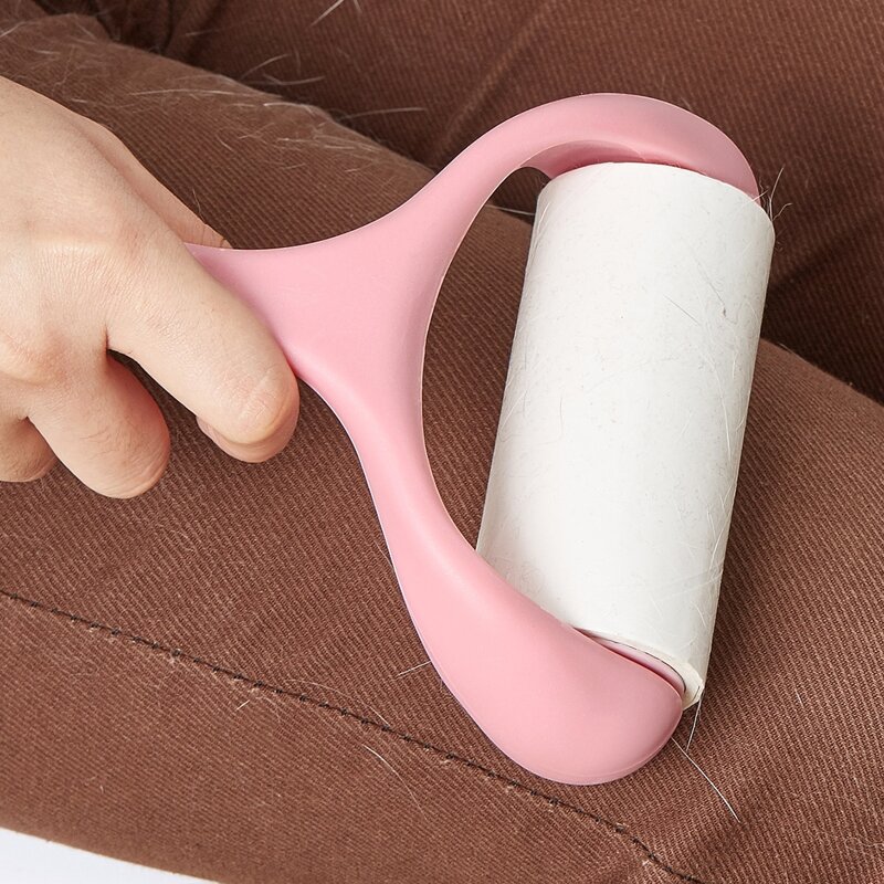 

1pc Pet Sticky Hair Roller, Pink