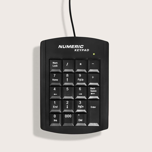

Портативная цифровая клавиатура USB, Чёрный