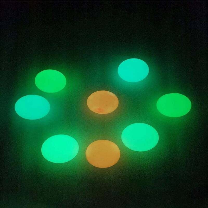 

4pcs Random Luminous Sticky Target Ball, Multicolor