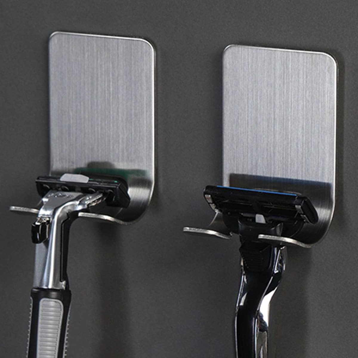 

1pc Razor Storage Rack, Silver