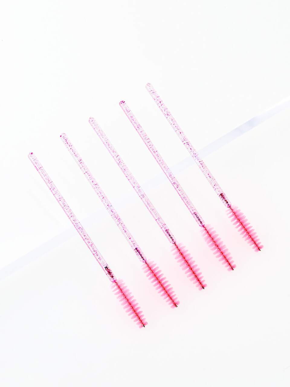 50pcs Disposable Eyelash Brush, Eyelash Curler, Sanitary, Suitable For Home Use And Gifting