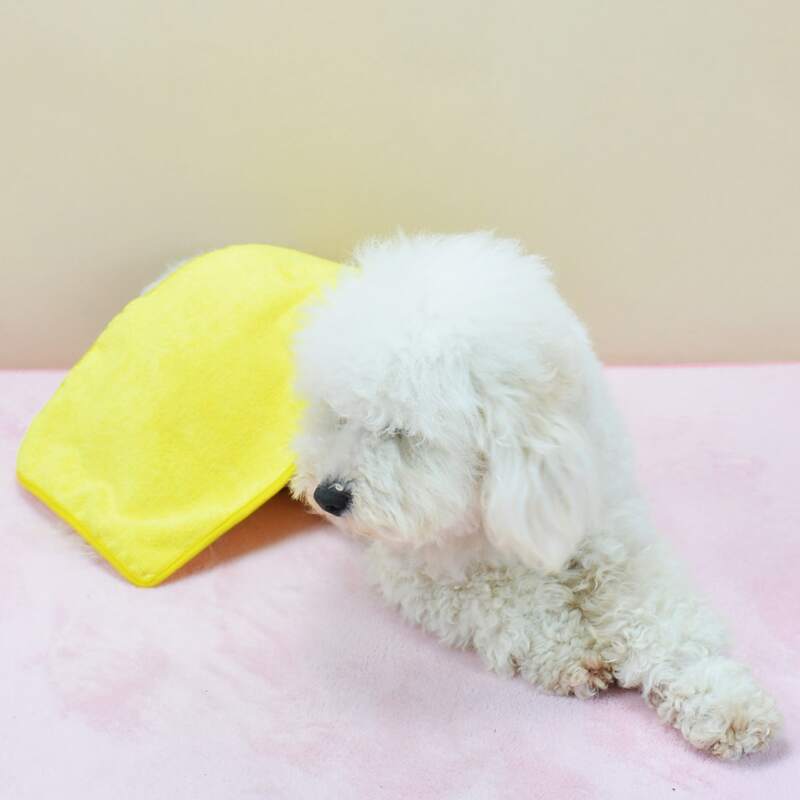 

Solid Color Pet Bath Towel, Yellow