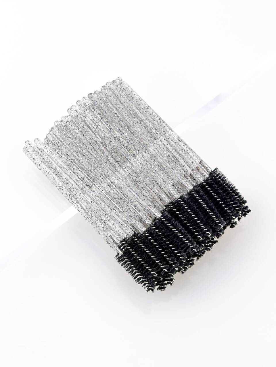 50pcs Disposable Eyelash Brush & Curler, Sterilized, Single-Use,Good For Home Or Gifting