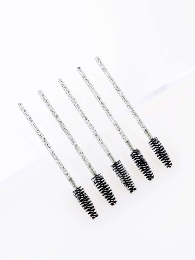 50pcs Disposable Eyelash Brush & Curler, Sterilized, Single-Use,Good For Home Or Gifting