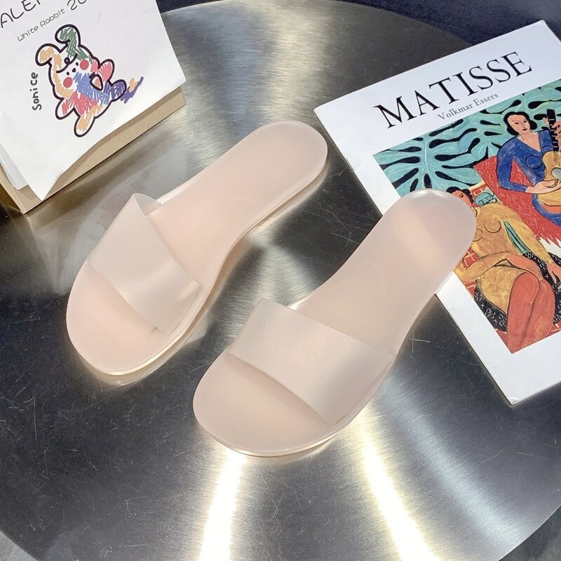 

Simple Plain Slides, Beige