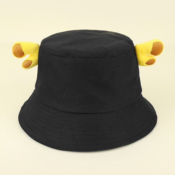 

Cartoon Bucket Hat, Black