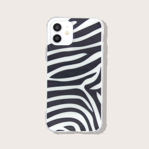 

Zebra Stripe Pattern Phone Case, Clear