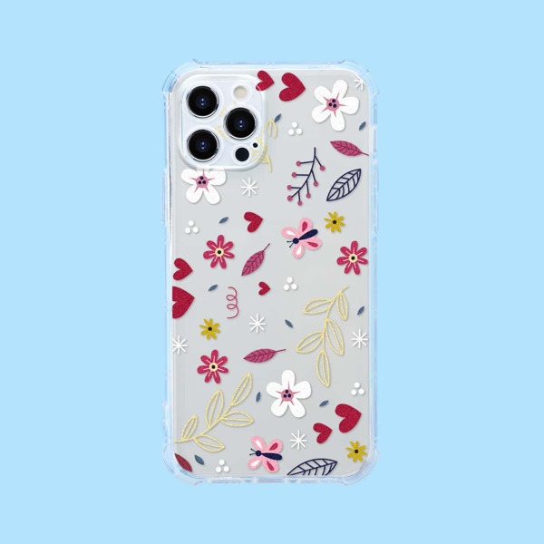 

Flower Print Phone Case, Multicolor