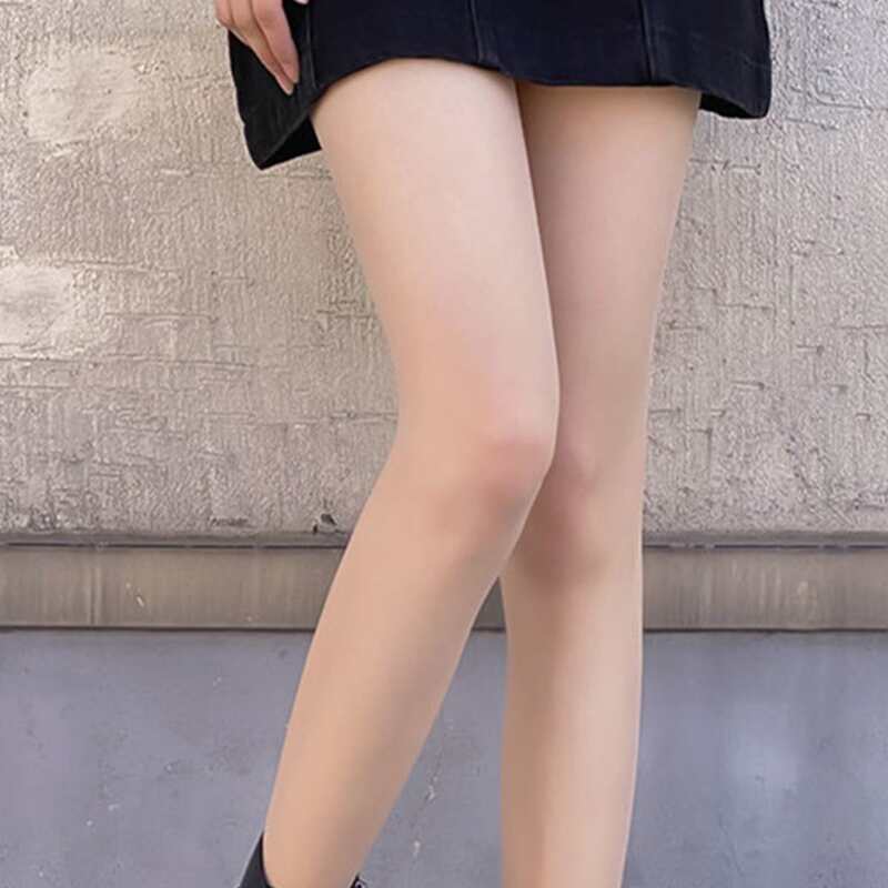 

Plain Mesh Tights, White