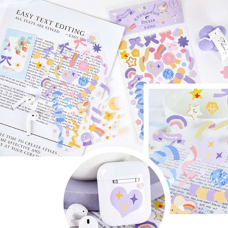 

1sheet Random Cartoon Sticker, Multicolor