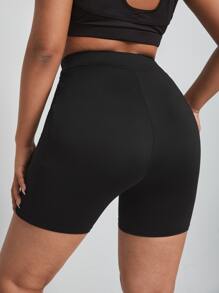 Shorts biker con bolsillo - Negro - Ver 2