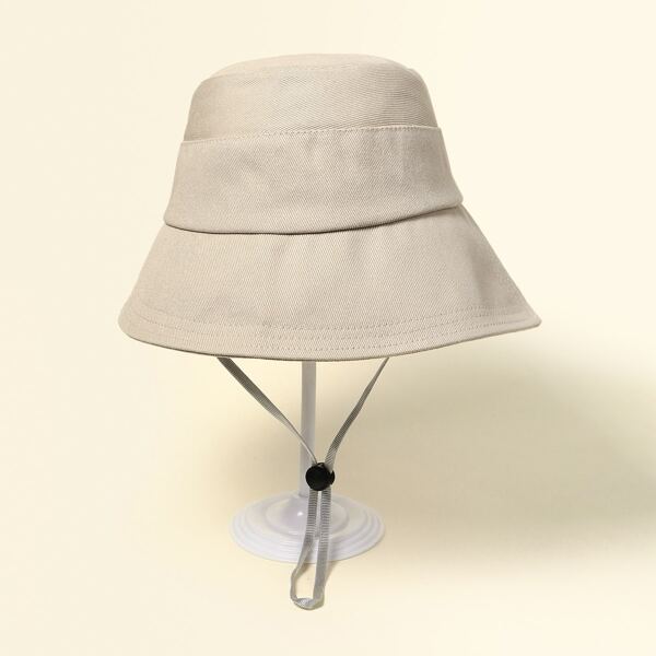 

Minimalist Bucket Hat, Beige