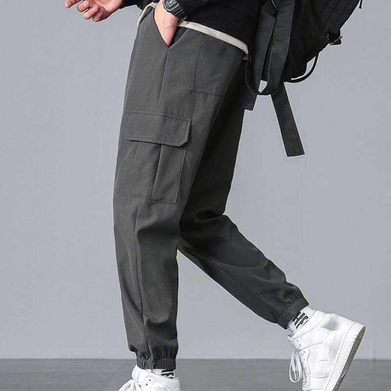 

Guys Pocket Side Cargo Pants, Dark grey