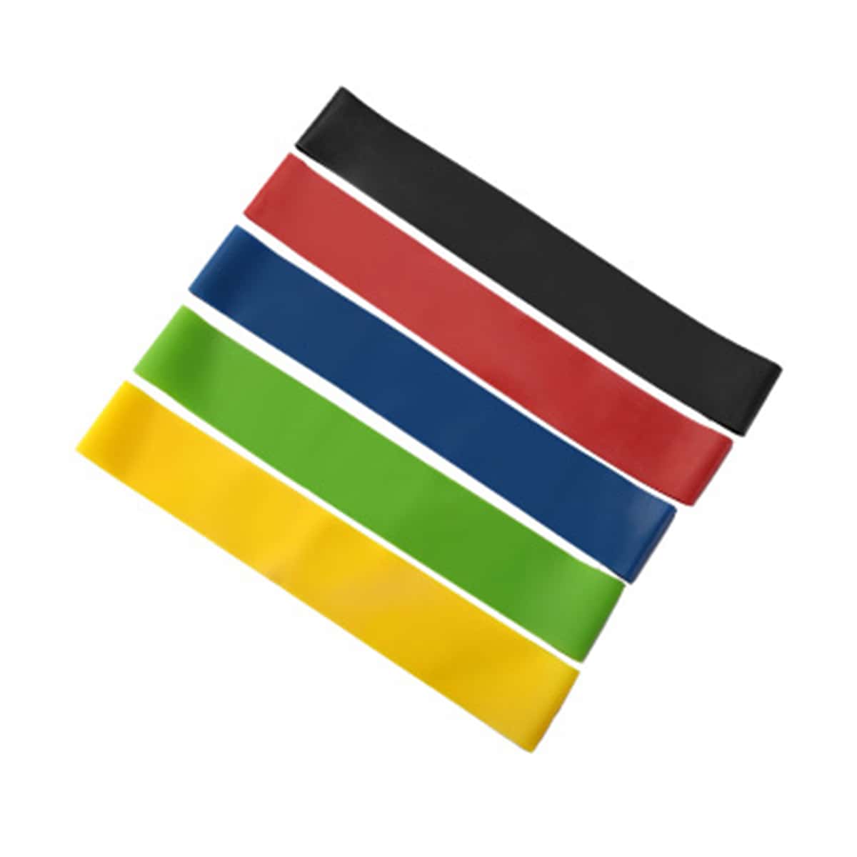 

5pcs Solid Yoga Resistance Band, Multicolor