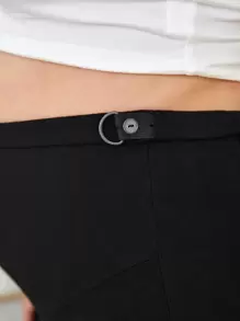 SHEIN Maternity Wide Waistband Biker Shorts