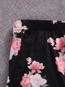 Mulvari Bộ thời trang Hoa Giải trí - Đen và trắng - Xem 5