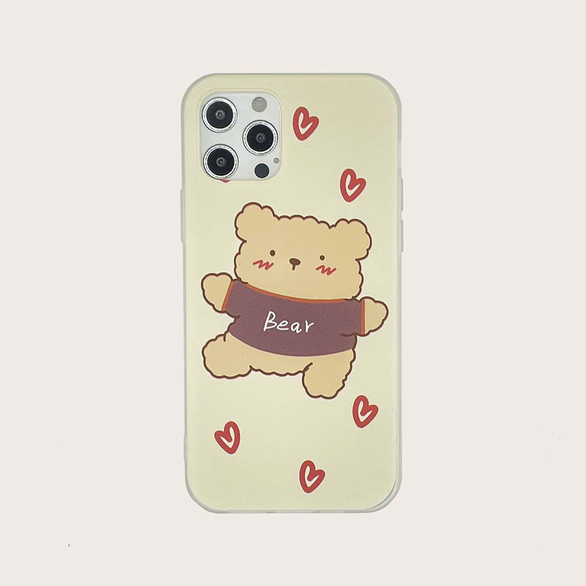 

Cartoon Print Phone Case, Multicolor