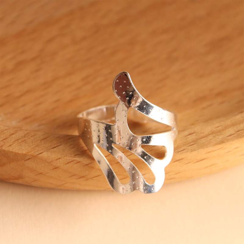 

1pc Hollow Out Ring, Silver